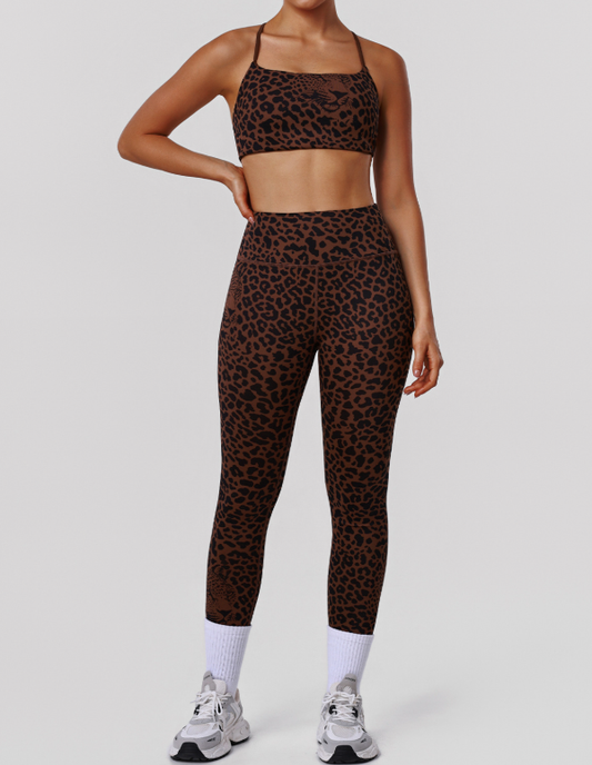 Leopard Fitness Set